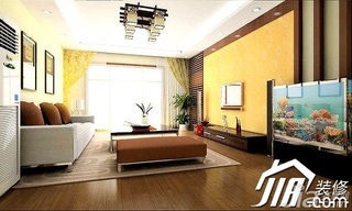 混搭风格公寓大气富裕型100平米客厅电视背景墙沙发效果图