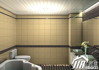 混搭风格公寓舒适富裕型100平米卫生间洗手台效果图