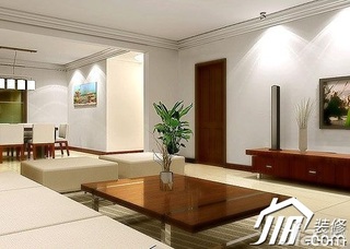 混搭风格公寓舒适富裕型100平米客厅电视背景墙沙发效果图