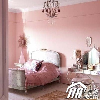 混搭风格公寓粉色5-10万80平米床图片