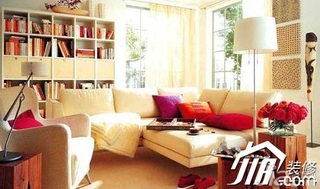 简约风格公寓舒适5-10万90平米客厅沙发图片
