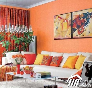 简约风格公寓舒适5-10万90平米客厅沙发背景墙沙发图片