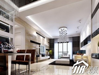 简约风格公寓简洁3万-5万80平米客厅灯具效果图