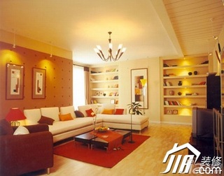 简约风格公寓舒适3万-5万90平米客厅沙发背景墙沙发图片