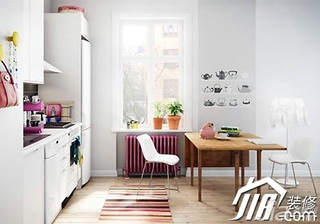 混搭风格公寓简洁富裕型90平米厨房橱柜订做