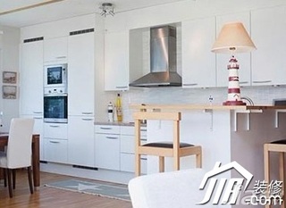 地中海风格公寓富裕型100平米厨房橱柜订做