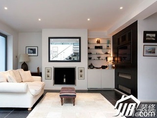 loft风格复式豪华型客厅沙发效果图