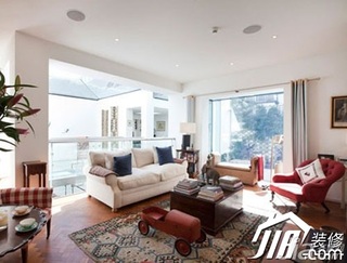 loft风格复式豪华型客厅沙发图片