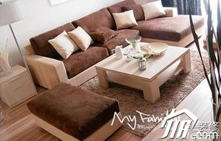 混搭风格复式富裕型客厅沙发效果图