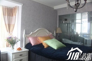 混搭风格公寓富裕型卧室床效果图