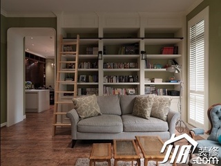 欧式风格三居室富裕型100平米客厅沙发图片