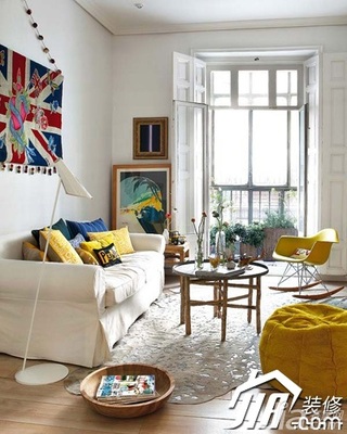 简约风格小户型经济型客厅沙发图片