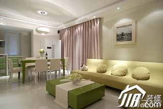简约风格公寓简洁富裕型130平米客厅沙发背景墙沙发效果图