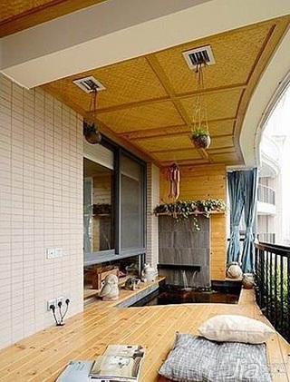 简约风格公寓简洁5-10万100平米阳台榻榻米设计
