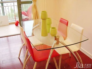 简约风格小户型舒适经济型40平米餐厅餐桌图片