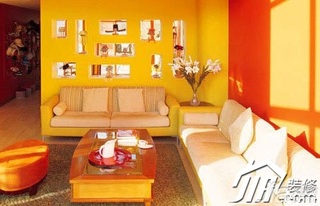 简约风格公寓舒适富裕型80平米客厅沙发背景墙沙发效果图