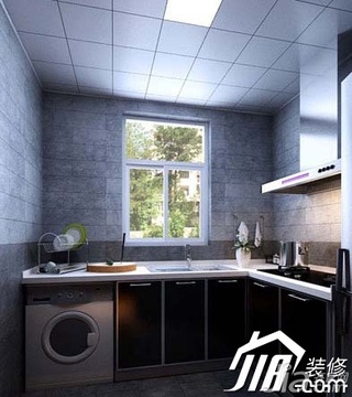 简约风格公寓简洁富裕型80平米厨房灯具图片