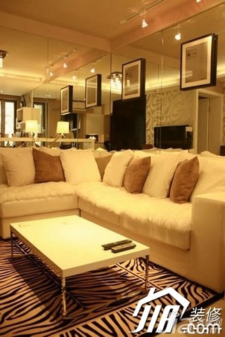 简约风格公寓简洁富裕型120平米客厅沙发背景墙沙发效果图