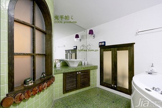 鬼手帕田园风格三居室富裕型淋浴房图片