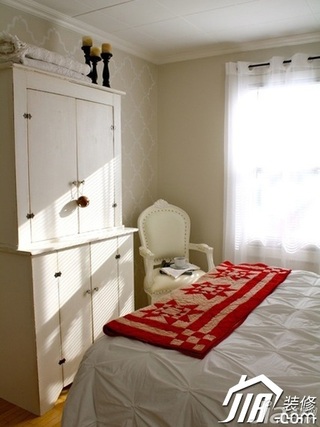 美式乡村风格公寓富裕型90平米卧室衣柜设计图