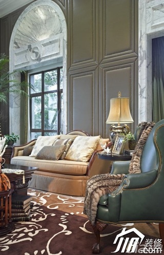别墅富裕型客厅沙发效果图