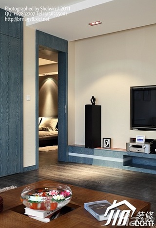 欧式风格别墅富裕型客厅电视柜图片