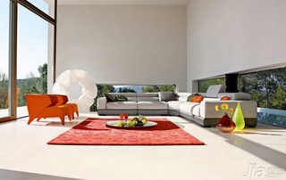 混搭风格公寓时尚富裕型客厅沙发效果图