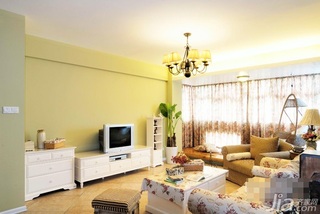 混搭风格公寓浪漫富裕型90平米客厅沙发图片