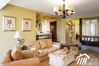 混搭风格公寓浪漫富裕型90平米客厅沙发背景墙沙发图片