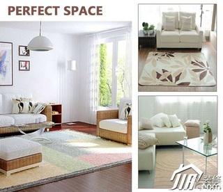 混搭风格公寓简洁富裕型80平米客厅沙发效果图