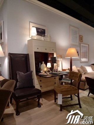 欧式风格公寓富裕型单人沙发图片