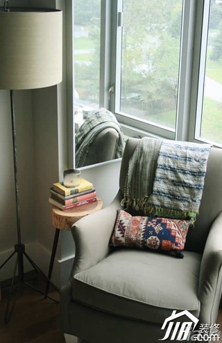美式风格一居室富裕型单人沙发图片