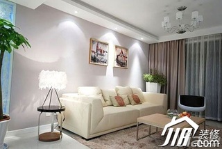 简约风格小户型简洁经济型客厅沙发背景墙沙发效果图