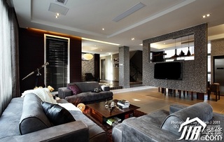 复式富裕型140平米以上客厅沙发效果图