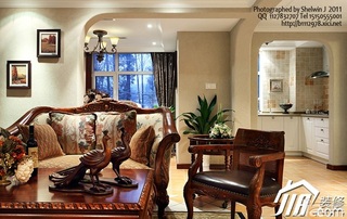 新古典风格四房以上客厅沙发效果图