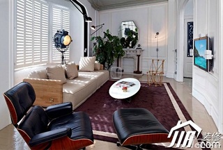 简约风格130平米客厅沙发图片