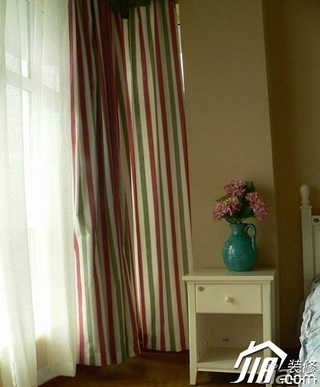 宜家风格经济型80平米卧室窗帘效果图