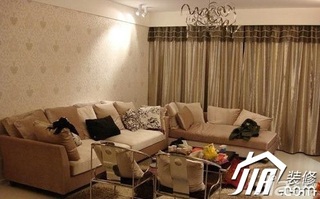 简约风格别墅舒适富裕型客厅沙发图片