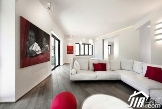 欧式风格富裕型140平米以上客厅沙发效果图
