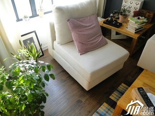 宜家风格二居室70平米沙发效果图
