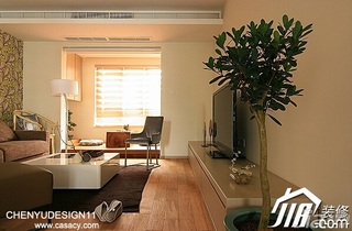 陈禹混搭风格公寓富裕型客厅沙发效果图