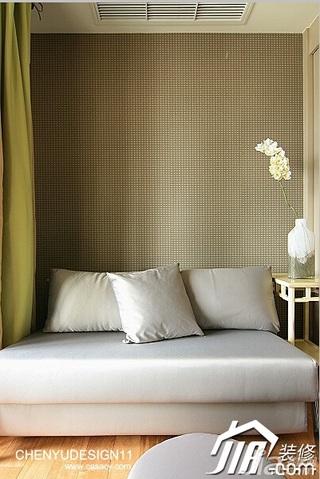 陈禹混搭风格公寓舒适富裕型卧室床图片