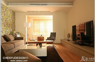 陈禹混搭风格公寓富裕型客厅飘窗沙发图片
