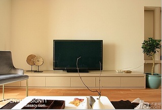 陈禹混搭风格公寓富裕型电视柜效果图
