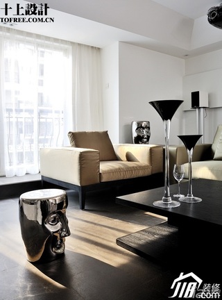 十上简约风格简洁富裕型130平米客厅沙发图片