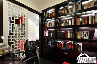 欧式风格公寓富裕型100平米书房书架效果图