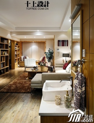 十上宜家风格公寓富裕型客厅沙发效果图