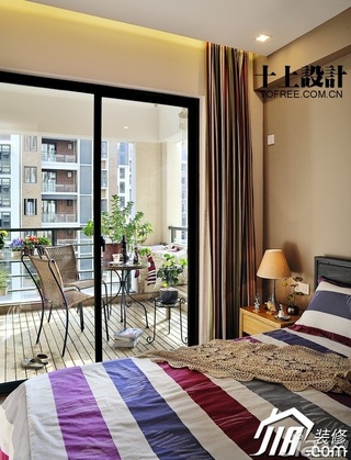十上宜家风格公寓富裕型床效果图