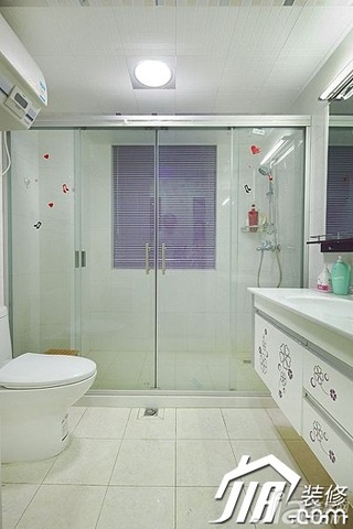 简约风格二居室简洁3万-5万90平米卫生间装修