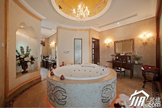 欧式风格别墅豪华型浴缸效果图